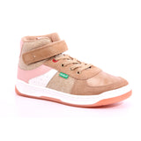 KICKALIEN SUEDE+PU+MESH 113 BEIGE ROSE GLITTER