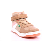 KICKALIEN SUEDE+PU+MESH 113 BEIGE ROSE GLITTER