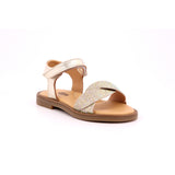 SANDALS ORO LAMINATO PUNTA GLITTER
