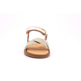 SANDALS ORO LAMINATO PUNTA GLITTER