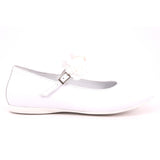 GIRLS NAPPA BIANCO FIORI BIANCHI