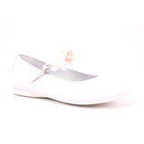 GIRLS NAPPA BIANCO FIORI BIANCHI