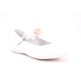 GIRLS NAPPA BIANCO FIORI BIANCHI