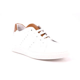 SCARPA VITELLO BIANCO/CUOIO