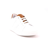 SCARPA VITELLO BIANCO/CUOIO