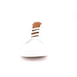 SCARPA VITELLO BIANCO/CUOIO