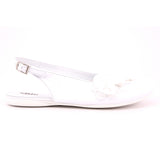 GIRLS BIANCO NAPPA FIORI BIANCHI
