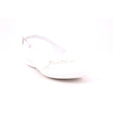 GIRLS BIANCO NAPPA FIORI BIANCHI