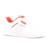 C.COURT VELCRO KIDS 13197 WHITE-FIERY CORAL
