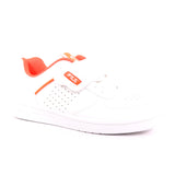 C.COURT VELCRO KIDS 13197 WHITE-FIERY CORAL