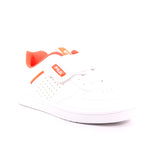 C.COURT VELCRO KIDS 13197 WHITE-FIERY CORAL