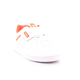 C.COURT VELCRO KIDS 13197 WHITE-FIERY CORAL