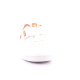 C.COURT VELCRO KIDS 13197 WHITE-FIERY CORAL