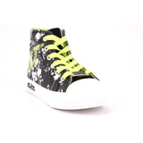 DISCO 0041 MID J CANVAS BLACK/PRINT GREEN