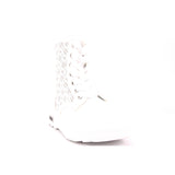 SABBATH 0034 MID J PU WHITE/PERFORATED FLOWERS