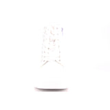 SABBATH 0034 MID J PU WHITE/PERFORATED FLOWERS
