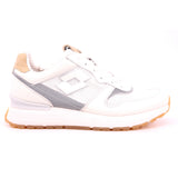 TOKYO GINZA LEATHER WHITE SILVER METAL 2