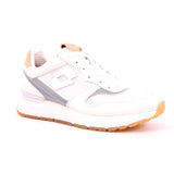 TOKYO GINZA LEATHER WHITE SILVER METAL 2