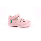 SUSHY NUBUCK+FOIL TRIANGLE 132 ROSE CLAIR PLUM