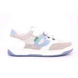 KIKOAUK SUEDE+ MESH + PU 34 BLANC BLEU