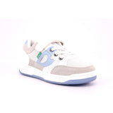 KIKOAUK SUEDE+ MESH + PU 34 BLANC BLEU
