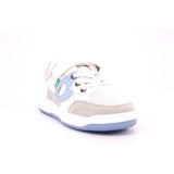 KIKOAUK SUEDE+ MESH + PU 34 BLANC BLEU