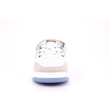 KIKOAUK SUEDE+ MESH + PU 34 BLANC BLEU