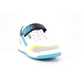 KOUIC SUEDE + TEXTILE + PU 32 BLANC GRIS FLUO
