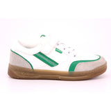 KOUIC SUEDE + TEXTILE + PU 31BLANC GRIS VERDE