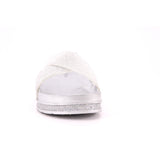 CIABATTA MARE DONNA F.DO GOMMA STRASS SILVER