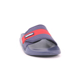 NICE STRAP DRESS BLUE/FLAME RED