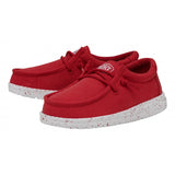 WALLY YOUTH SLUB CANVAS K RED