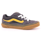 CALDRONE SUEDE GUM CHARCOAL/YELLOW