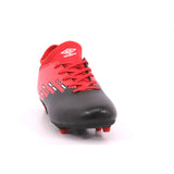 UMBRO CYPHER-JNR FG BLACK/WHITE/VERMILLION