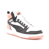 PUMA REBOUND V6 MID PUMA WHITE-PUMA BLACK