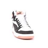 PUMA REBOUND V6 MID PUMA WHITE-PUMA BLACK