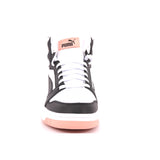 PUMA REBOUND V6 MID PUMA WHITE-PUMA BLACK
