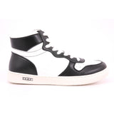 ROCK 0062 MID J VEG.LEATHER WHITE/BLACK