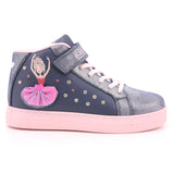 SCARPA LELLI KELLY MILLE STELLE LUCI BLU SUEDE
