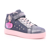 SCARPA LELLI KELLY MILLE STELLE LUCI BLU SUEDE