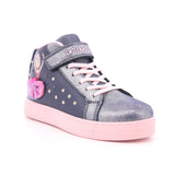 SCARPA LELLI KELLY MILLE STELLE LUCI BLU SUEDE