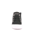 W BASKET PICCOLO ZIP GLITTER/RICCIOLO NERO
