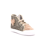 W BASKET PICCOLO ZIP GLITTER/RICCIOLO TAUPE