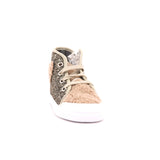 W BASKET PICCOLO ZIP GLITTER/RICCIOLO TAUPE