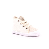 W BASKET PICCOLO ZIP GLITTER/RICCIOLO PANNA