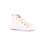 W BASKET PICCOLO ZIP GLITTER/RICCIOLO PANNA