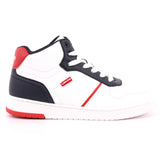 KICK MID 0218 WHITE NAVY RED ALLACCIATA