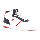KICK MID 0218 WHITE NAVY RED ALLACCIATA