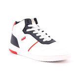 KICK MID 0218 WHITE NAVY RED ALLACCIATA