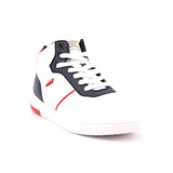 KICK MID 0218 WHITE NAVY RED ALLACCIATA